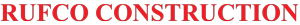 Rufco Construction Logo